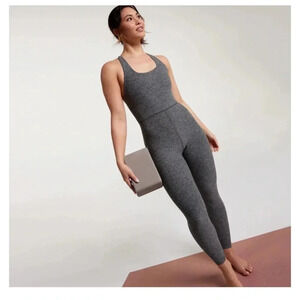 CALIA LustraLux Fitted Bodysuit Heather‎ Grey XS